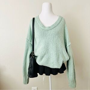 Free people turn around tunic sweater